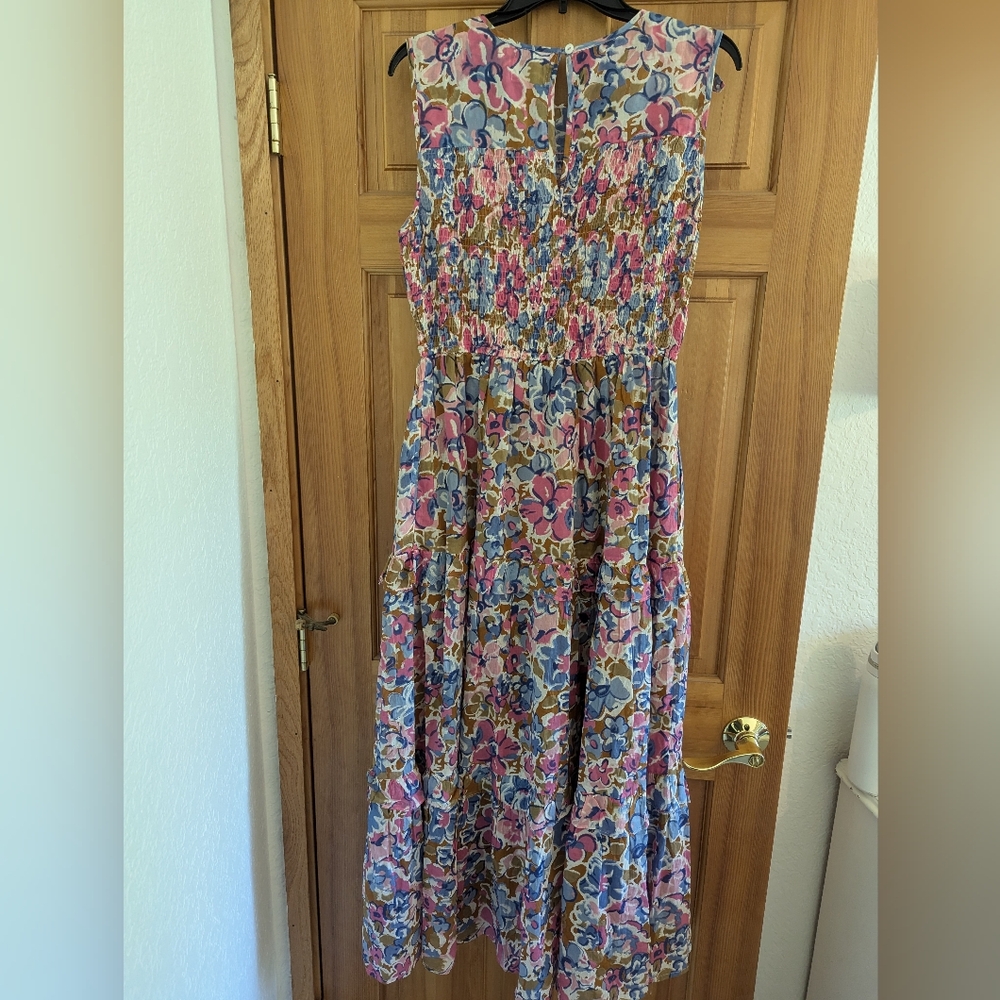 NWT Banjanan Iris Dress color Techni Floral Sudan - Picture 3 of 5